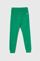 Дитячі бавовняні штани United Colors of Benetton 3J68CF01P.G.NOS зелений AA00