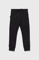 United Colors of Benetton pantaloni de trening din bumbac pentru copii bumbac negru 3J68CF01P.G.NOS