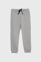 United Colors of Benetton pantaloni de trening din bumbac pentru copii uni gri 3J68CF01O.G.NOS