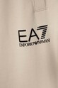 Fiú EA7 Emporio Armani gyerek pamut melegítőnadrág 8NBP51.BJ05Z bézs
