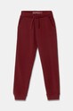 Detské bavlnené tepláky Guess bavlna burgundské N93Q17.KAUG0.9BYH