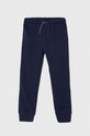 United Colors of Benetton pantaloni de bumbac pentru copii bumbac bleumarin 3J68CF058.G.NOS