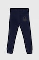 Παιδικό βαμβακερό παντελόνι United Colors of Benetton 3J68CF058.G.NOS σκούρο μπλε AA00