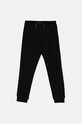 United Colors of Benetton pantaloni de bumbac pentru copii bumbac negru 3J68CF058.G.NOS