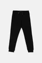 Детские хлопковые брюки United Colors of Benetton хлопок чёрный 3J68CF058.G.NOS