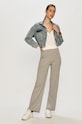 Pieces Spodnie 17080434 szary AA00