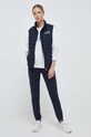 EA7 Emporio Armani spodnie dresowe 8NTP66.TJ9RZ granatowy AA00