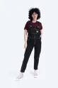 czarny Carhartt WIP ogrodniczki jeansowe W Bib Overall Damski