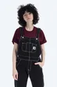 Джинсовий комбінезон Carhartt WIP W Bib Overall чорний