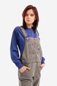 Carhartt WIP denim overalls Bib Overall Straight I030287. gray AA00