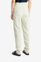 Штани з домішкою льону Wood Wood Courtney Mini Stripe Trousers зелений