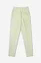 zelená Kalhoty s příměsí lnu Wood Wood Courtney Mini Stripe Trousers 12211600-5291 PASTEL GREEN