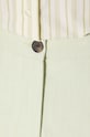 Nohavice s prímesou ľanu Wood Wood Courtney Mini Stripe Trousers 12211600-5291 PASTEL GREEN 12211600.5291 zelená