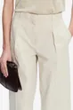 beżowy A.P.C. spodnie bawełniane Grand Pantal Camila