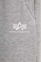 Donji dio trenirke Alpha Industries siva 116051.230