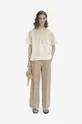 beige A.P.C. linen trousers Pantalon Carlota Women’s
