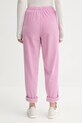 Îmbrăcăminte American Vintage pantaloni de catifea cord PADO137 roz