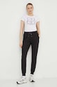 Armani Exchange spodnie dresowe 8NYP97.YJ1GZ.NOS czarny AA00