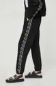 czarny Karl Lagerfeld spodnie dresowe bawełniane