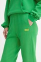 American Vintage spodnie dresowe zielony IZU05B
