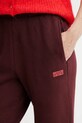 American Vintage spodnie dresowe bordowy IZU05B
