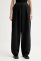 MMC STUDIO spodnie dresowe z elastanem czarny VERITE.SWEATPANTS