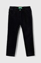 United Colors of Benetton pantaloni copii tricotaj negru 4DZBGE00L.P.NOS