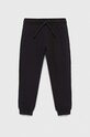 United Colors of Benetton spodnie dresowe bawełniane dziecięce bawełna czarny 3J68CF02H.G.NOS