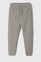 United Colors of Benetton pantaloni de trening din bumbac pentru copii gri 3J70GF01N.P.NOS