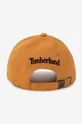 Дитяча бавовняна шапка Timberland жовтий