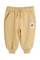 Дитячі бавовняні штани Mini Rodini 1000014613 бежевий