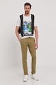 Selected Homme Spodnie 16074057 zielony AA00