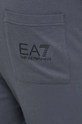 siva Pamučni donji dio trenirke EA7 Emporio Armani