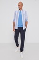 Selected Homme Spodnie 16080132 granatowy AA00