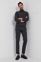 Emporio Armani pantaloni 8N1P20.1NF5Z bleumarin AA00