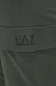 зелений Бавовняні спортивні штани EA7 Emporio Armani