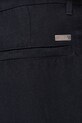 Armani Exchange spodnie lniane granatowy 8NZP15.ZNFNZ.NOS