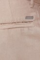 Armani Exchange spodnie lniane beżowy 8NZP15.ZNFNZ.NOS