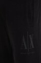 Bavlnené tepláky Armani Exchange čierna 8NZPPQ.ZJ1ZZ.NOS