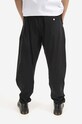 Îmbrăcăminte Tom Wood pantaloni de bumbac Purth Pant Rigato 22223.979 negru