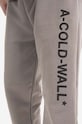 A-COLD-WALL* spodnie dresowe bawełniane Essential Logo szary ACWMB096