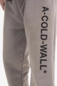 gray A-COLD-WALL* cotton joggers Essential Logo