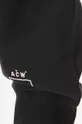 czarny A-COLD-WALL* spodnie dresowe bawełniane Essential Sweatpants