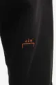czarny A-COLD-WALL* spodnie dresowe bawełniane Collage