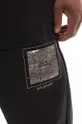 czarny A-COLD-WALL* spodnie dresowe bawełniane Foil Grid Sweatpants