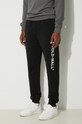 Βαμβακερό παντελόνι A-COLD-WALL* Essential Logo Sweatpants μαύρο ACWMB148.