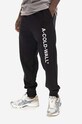 A-COLD-WALL* spodnie dresowe bawełniane Essential Logo Sweatpants ACWMB148. czarny