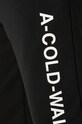 Βαμβακερό παντελόνι A-COLD-WALL* Essential Logo Sweatpants ACWMB148. μαύρο