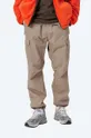 Carhartt WIP cotton trousers Cargo Jogger cotton brown I025932.