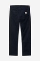 Carhartt WIP corduroy trousers Pontiac Pant I030768. navy